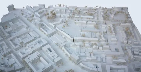 Städtebaumodell in Kassel, 1:500 - Architektur Modellbau